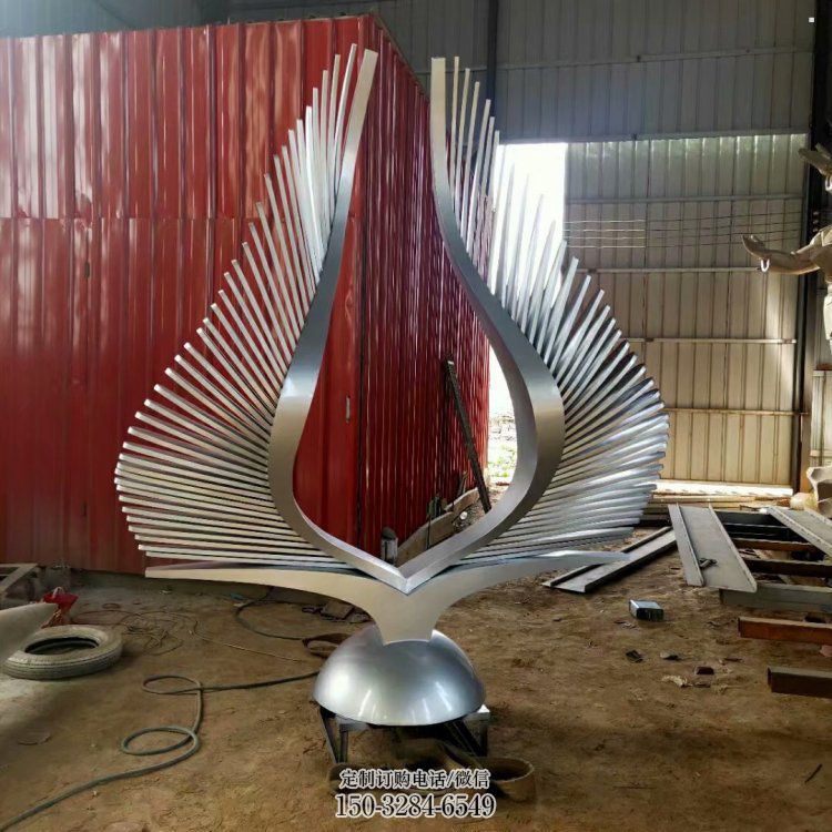 景观鸟翅雕塑通用,花园小品,不锈钢鸟翅雕塑优价 景观鸟翅雕塑通用,花园小品,不锈钢鸟翅雕塑优价
